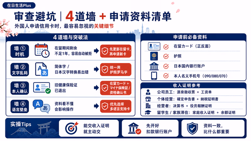 在日中国人審査の4つの壁と突破手順の図解