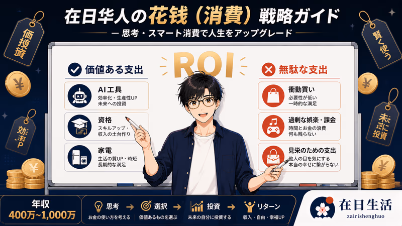 【2026年完整指南】在日华人花钱指南：时间・健康・资格——什么值得投资，什么是烧钱